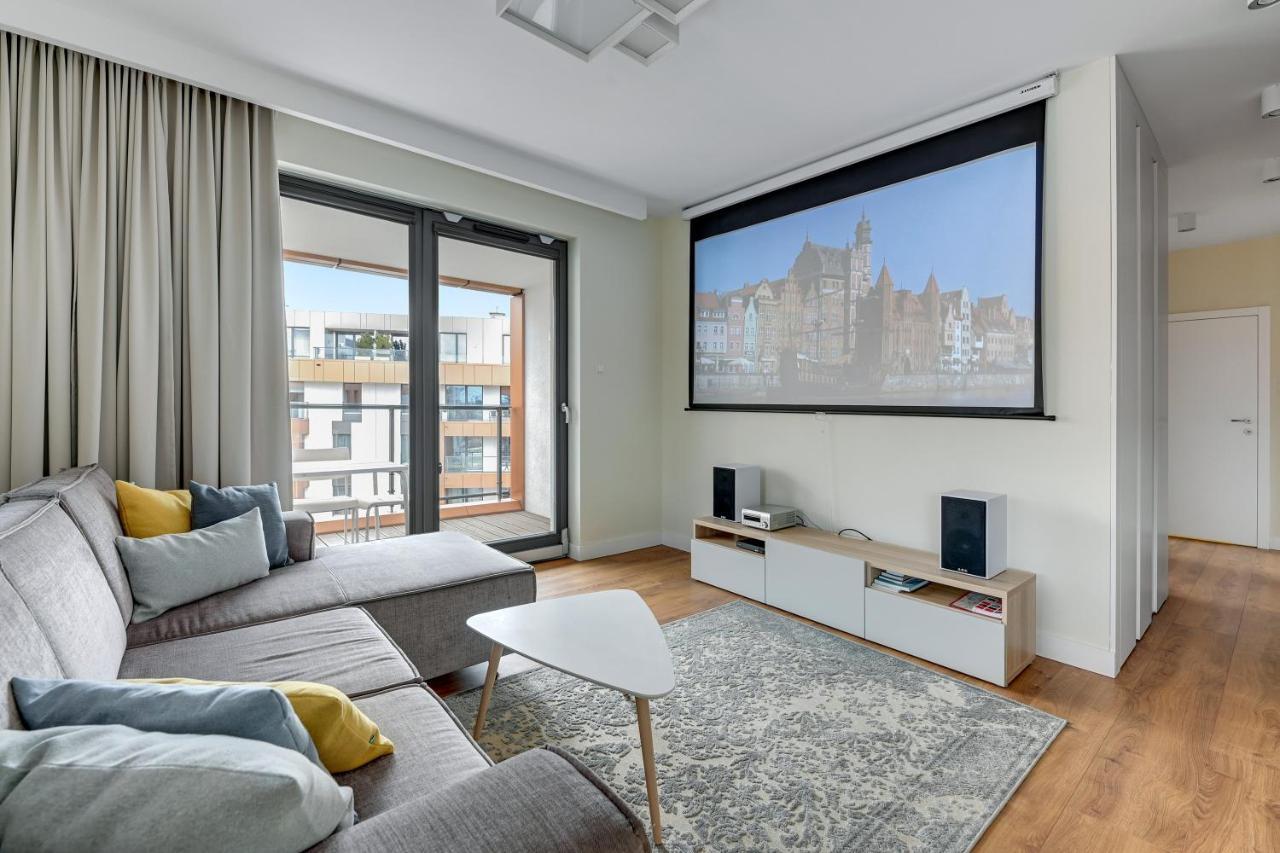 Premium Family & Business Old Town Riverside Apartment With Parking Gdańsk Buitenkant foto